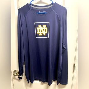 Men’s Under Armour Notre Dame shirt size XL.